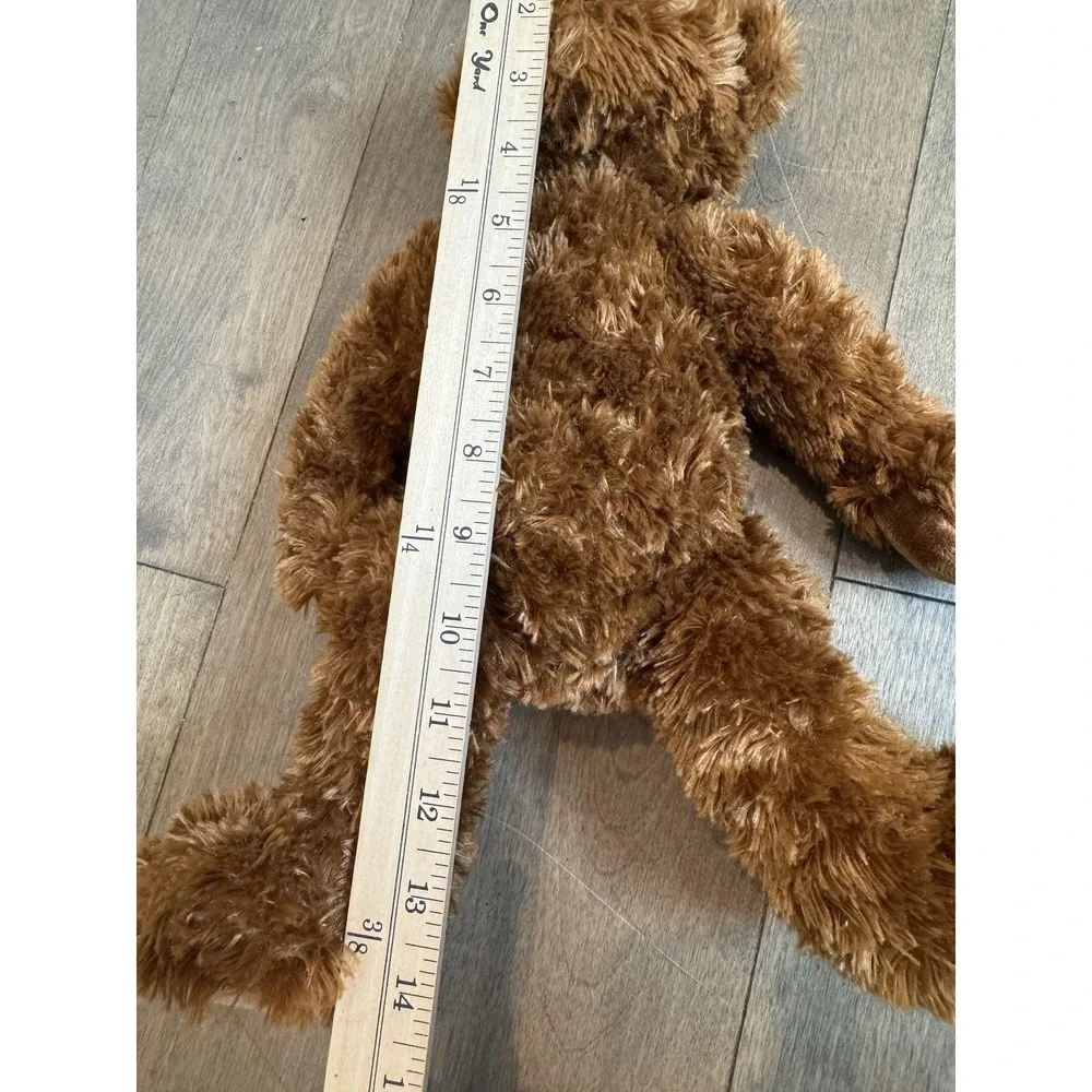 FAO Schwarz Brown Teddy Bear Plush Stuffed‎ Animal Toy Soft Cuddly Medium Buddy